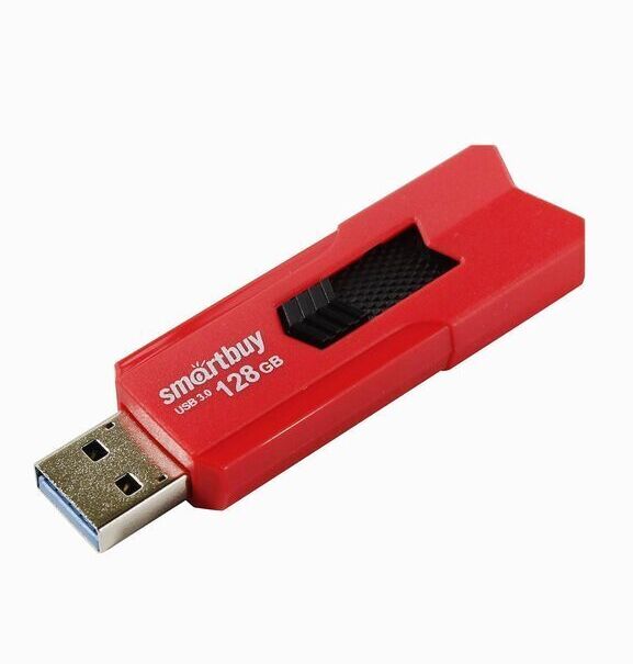 Флэш накопитель USB 128 Гб Smart Buy STREAM (red) 3.0