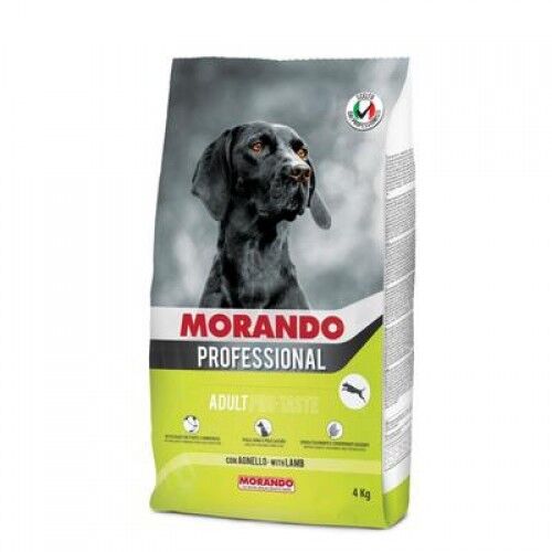 Сухой  корм для собак &quot;Morando Professional&quot; Cane  4кг. для круп.пород PRO TASTE с ЯГНЁНКОМ. (09931)