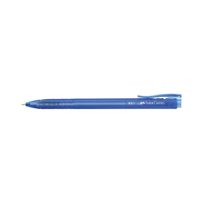 Ручка шариковая автомат Faber-Castell RX-7 0.5мм чернила понижен.вязкости, синий 545451