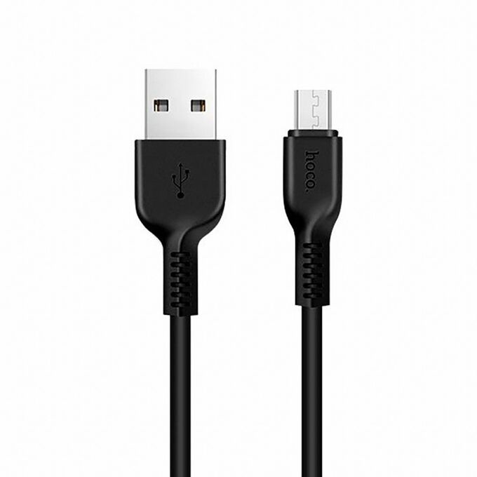 Кабель USB - micro USB Hoco X20  100см 2A (black)