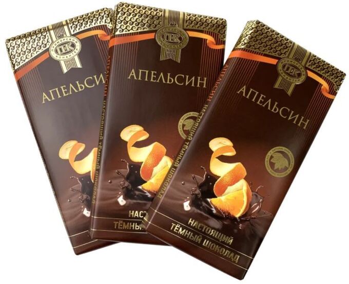 Ozera темный шоколад с апельсином