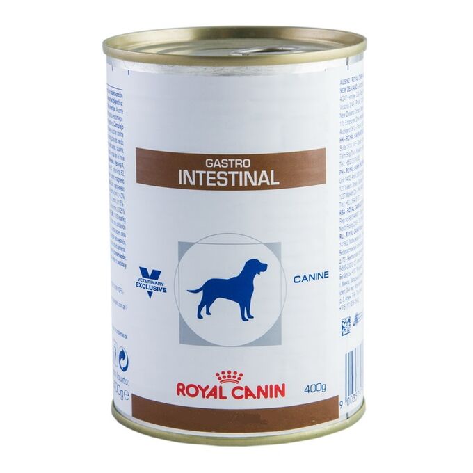 Купить лечебный корм для собак. Корм Роял Канин гастро Интестинал для собак. Гастроинтестинал Роял Канин для собак консервы. Лечебный корм Роял Канин гастро Интестинал для собак. Влажный корм для собак Royal Canin Gastro intestinal.