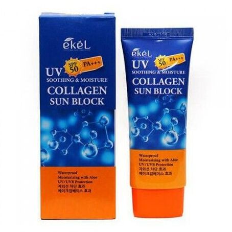 Ekel cosmetics Ekel  Солнцезащитный крем с коллагеном SPF 50+/PA+++ 70 мл
