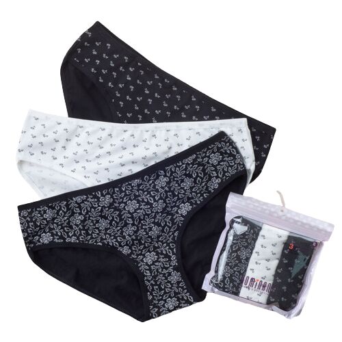 Трусы женские DOMINANT 55000-424, FULL BRIEF, 3 шт. в уп., Color Mix