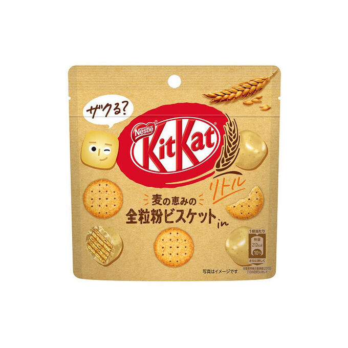 KITKAT Шоколад Kit Kat Mini с цельнозерновым печеньем 41г 1/10 Япония