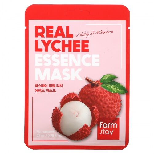Farm Stay FarmStay Тканевая маска с экстрактом личи Real lychee essence mask