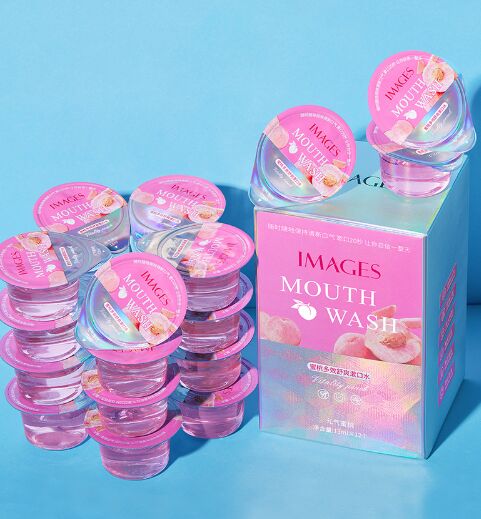 Ополаскиватель для полости рта освежающий со вкусом персика Images Mouth Wash Peach, 13 мл
