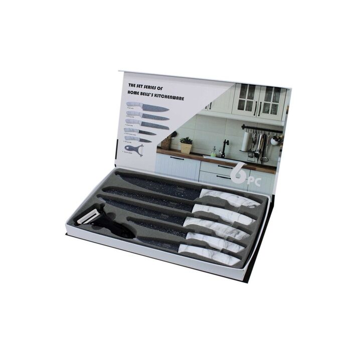 Набор кухонных ножей &quot;BOBSSEN&quot; (6 предметов), в коробке, DY-600HJ