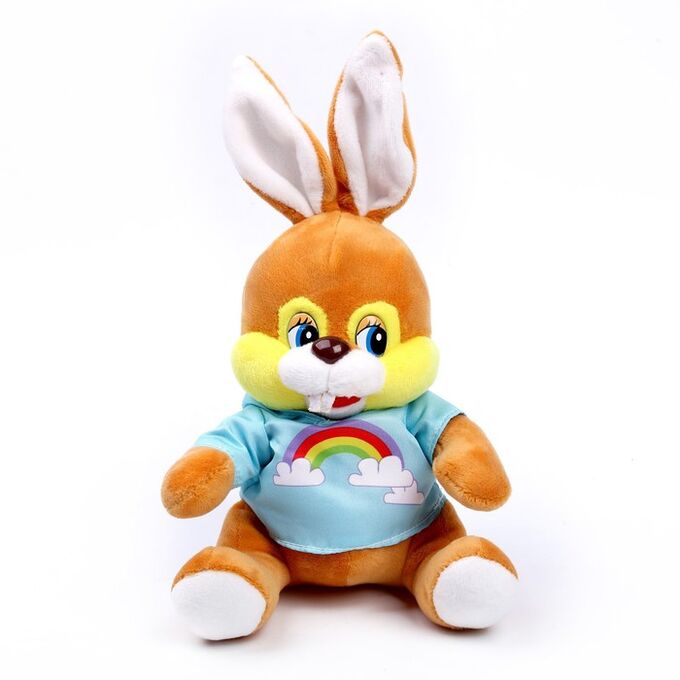 СИМА-ЛЕНД Мягкая игрушка «Кролик в футболке»