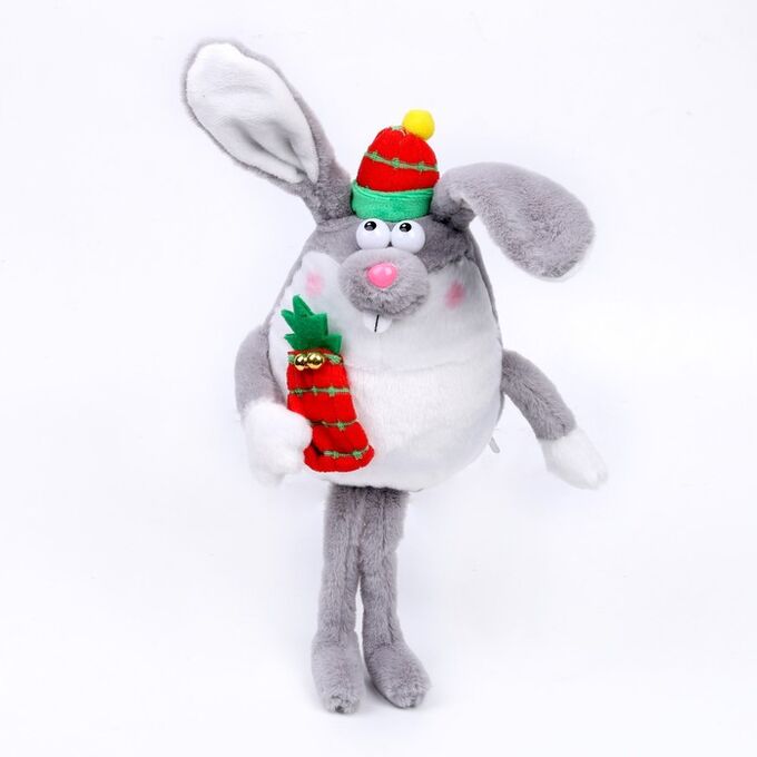 СИМА-ЛЕНД Мягкая игрушка «Кролик с подарком»