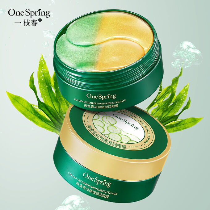 Гидрогелевые патчи ONE SPRING GOLDEN CUCUMBER MOISTURIZING EYE MASK | 30 пар