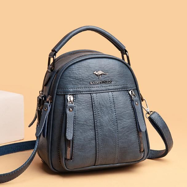 COSMOСOLLECTION_BAGS Сумка из натуральной кожи синяя