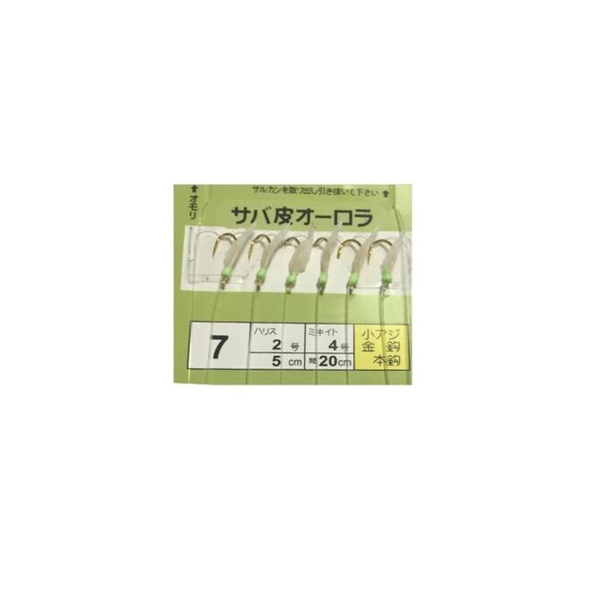 Оснастка UkiUkiSabiki UKI-NN7-White-20-140, крючок № 7, 00476