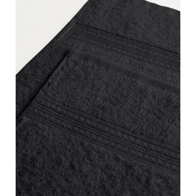 СИМА-ЛЕНД Полотенце махровое, размер 40х70 см, цвет темно-серый