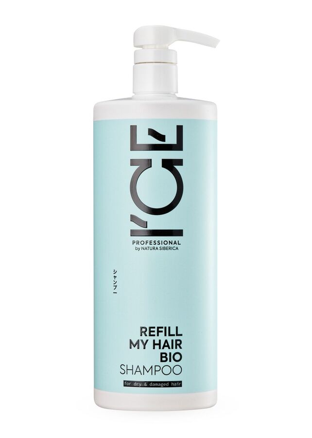 Айс Профешенл Шампунь для сухих и повреждённых волос, 1000 мл (I`CE Professional, Refill My Hair)
