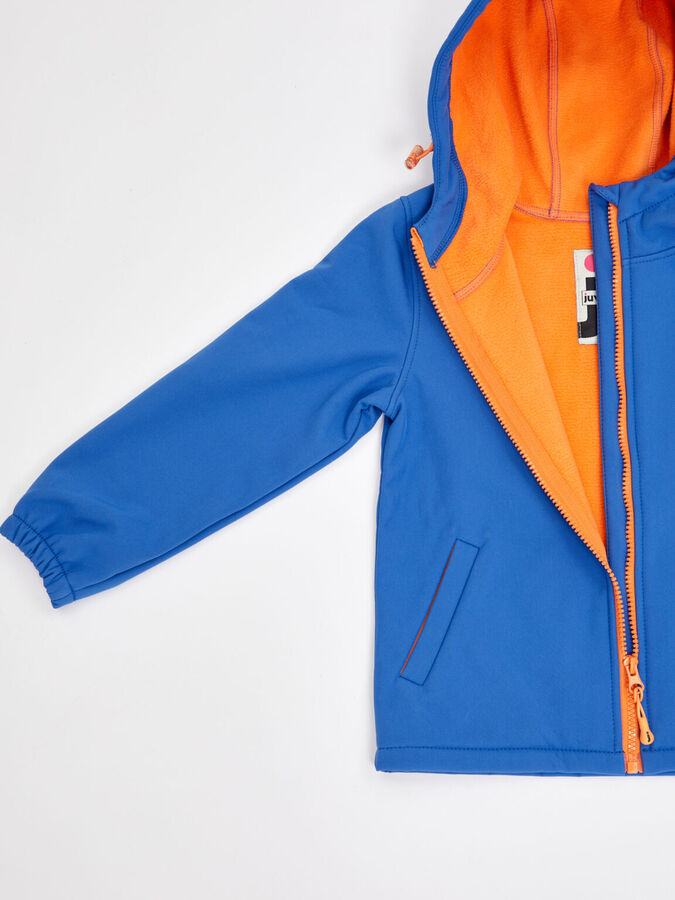 5027 сш Куртка/цвет синий, оранжевый