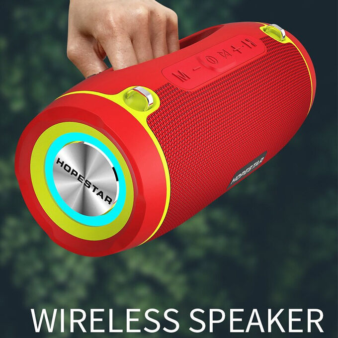 Портативная беспроводная колонка Hopestar H45 Party портативная колонка (Bluetooth, TWS, MP3, AUX, Mic)