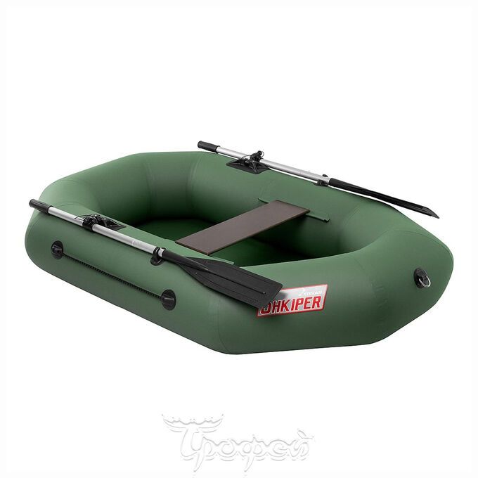 Лодка ПВХ Шкипер 200 (зеленый) Тонар