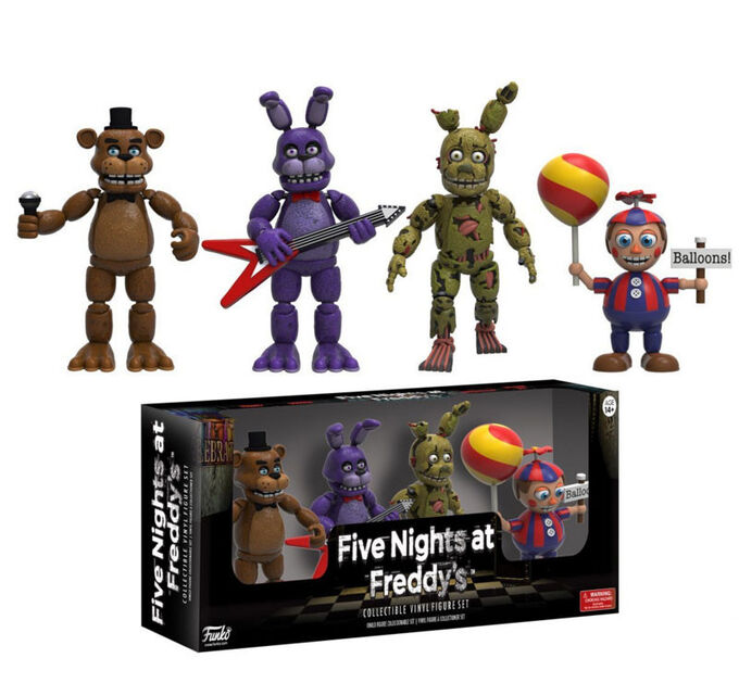 Оригинальный набор аниматроников Фнаф/Fnaf пять ночей с Фредди - Five Nights at Freddy&#039;s