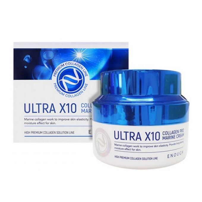 Enough Увлажняющий крем с коллагеном Ultra X10 Collagen Pro Marine Cream, 50 мл