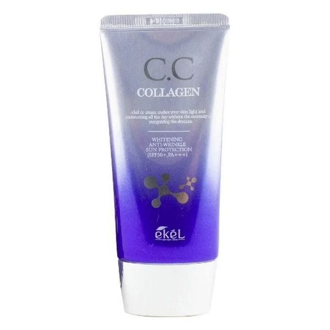 Ekel cosmetics Ekel CC крем для лица CC Cream (Tube) Collagen SPF 50, 50 мл