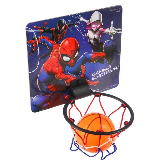 Disney Баскетбольное кольцо с мячом &quot;Самый быстрый&quot; Человек паук 7503142
