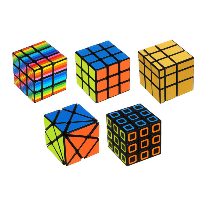 ИГРОЛЕНД Головоломка &quot;Мир квадратов. Кубик&quot;, ABS, 5,7х5,7х5,7см, 10 дизайнов