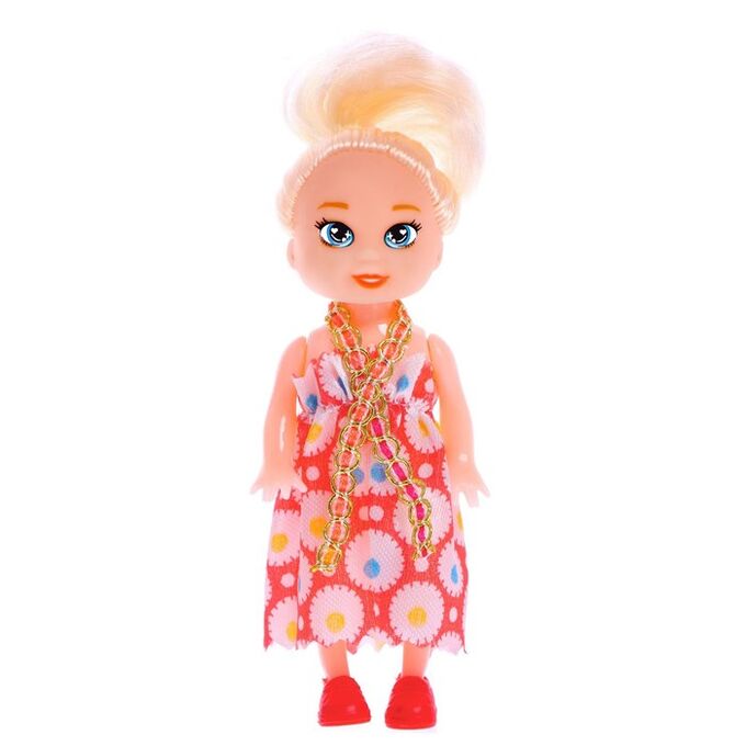 Кукла малышка «Ксюша» в платье, МИКС