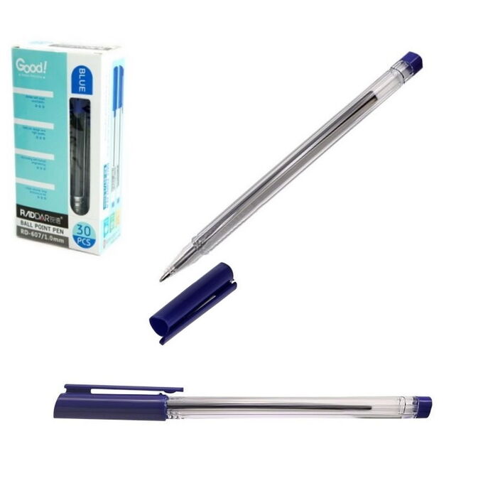 Ручка шариковая синяя, 1.0 мм