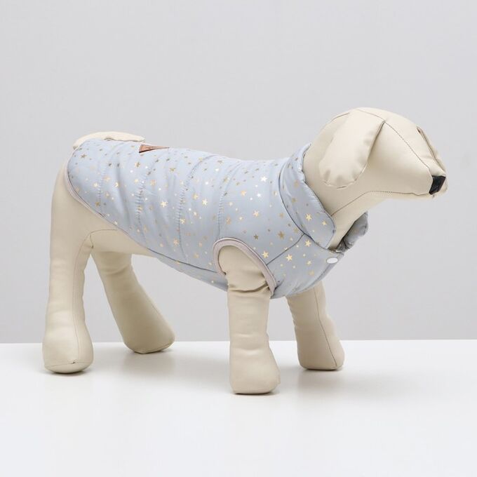 СИМА-ЛЕНД Куртка для собак &quot;Звездный путь&quot;, размер XXL, серая (ДС 44, ОШ 36, ОГ 48 см)