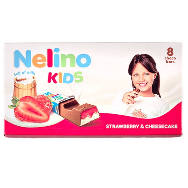 Milka / Шоколад Nelino KIDS Клубничный Чизкейк 100 г 1 уп.х 20 шт ...