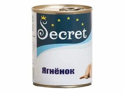 Secret конс. д/щенков с ягненком 850г