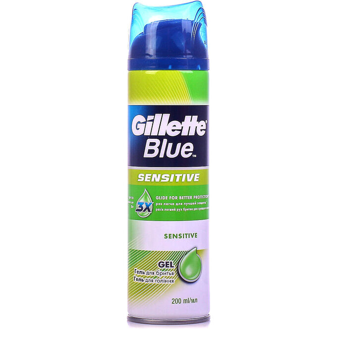 Гель для бритья gillette blue для чувствительной кожи