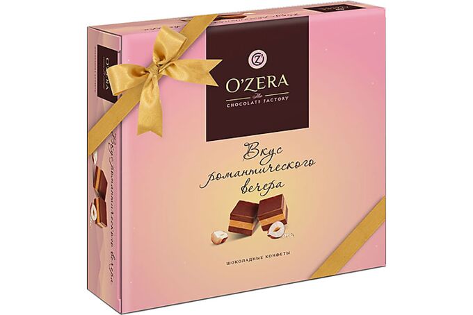Яшкино «O&#039;Zera», конфеты шоколадные «Вкус романтического вечера», 195 г