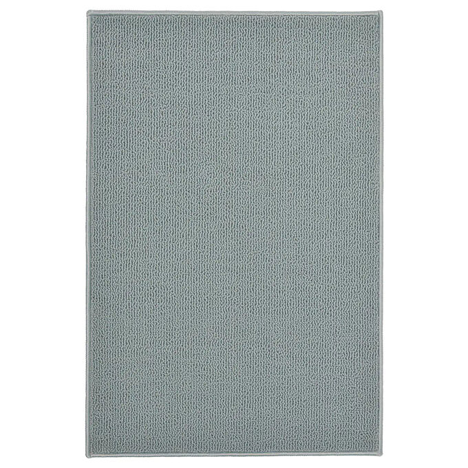 IKEA FINTSEN, Коврик для ванной, серый, 40х60 см