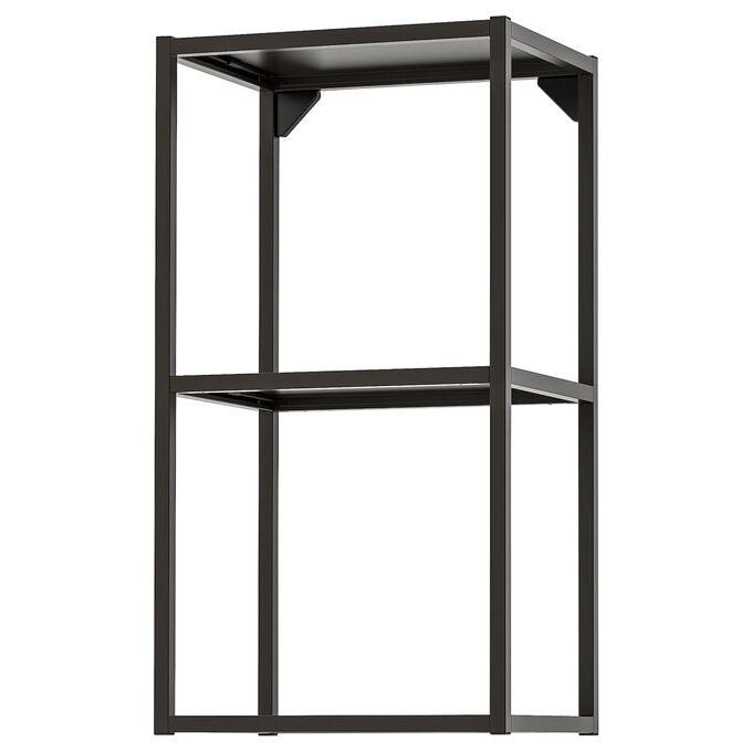 IKEA ENHET, Стенка с полками, антрацит, 40x30x75 см