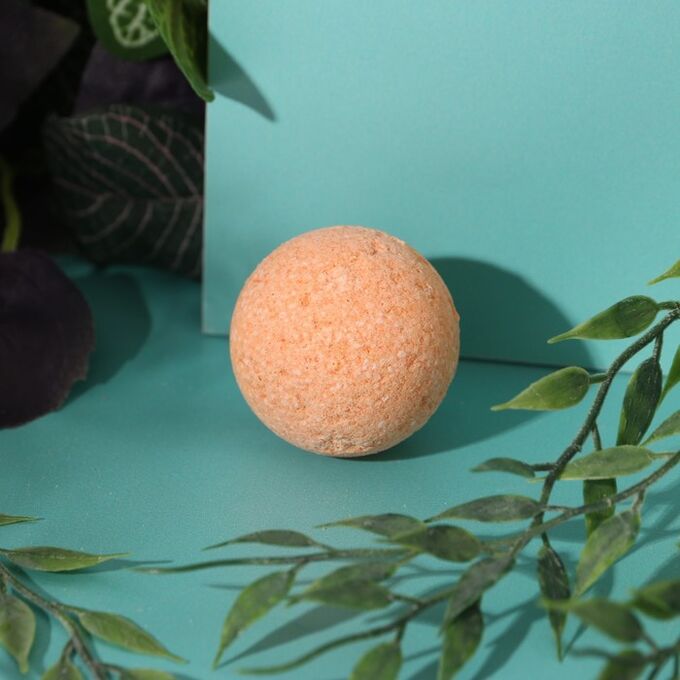 Кладовая красоты Бомбочка для ванны 40 г, аромат персик