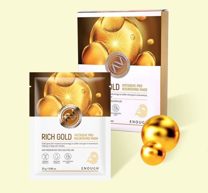 ENOUGH Питательная маска с золотом Premium Rich Gold Intensive Pro Nourishing Mask
