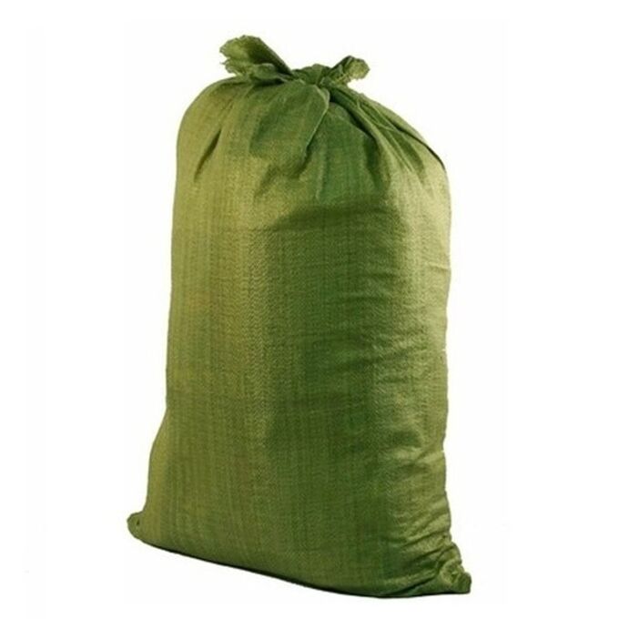Мешок хозяйственный, полипропилен, зеленый, 90 х 130 см, 90 гр