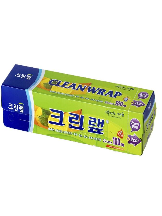 Clean Wrap ПЛОТНАЯ пищевая плёнка (с ножом для отрезания) 25 см х 100 м