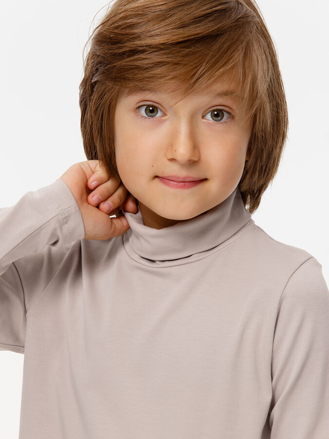 KOGANKIDS Водолазка для мальчика, серый