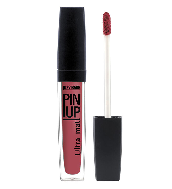 LUXVISAGE Блеск для губ PIN-UP ultra matt 5 г, тон 34 винтажная роза §  NEW