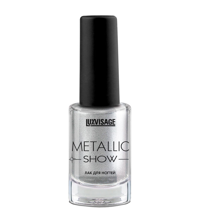 LUXVISAGE Лак для ногтей Metallic Show тон 301, жидкое серебро