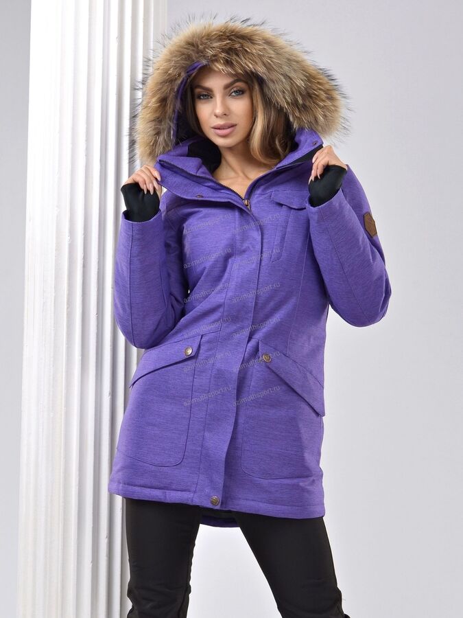 Женская ARCTIC SERIES куртка-парка Azimuth В 20790_114 Сиреневый
