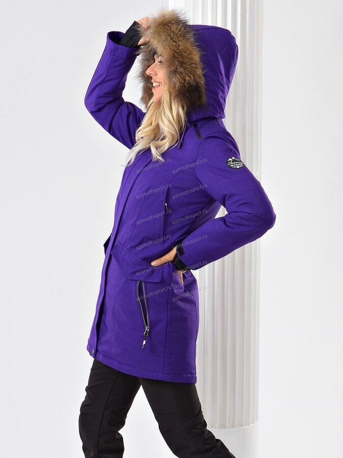 Женская куртка-парка Azimuth B 20681_56 Фиолетовый