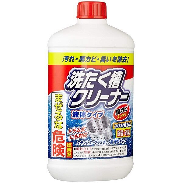 Nihon Жидкое чистящее средство для стиральной машины (для барабана) Washing tub cleaner liquid type 550 мл 20