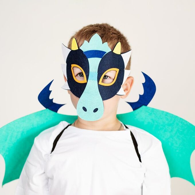 Страна карнавалия Карнавальный набор «Динозавр Фобос» маска, крылья