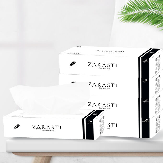 ZDRASTi Бумажные двухслойные салфетки &quot;ZДRASTI HOME EDITION&quot; 5 уп. 100 шт. 180 x 200 мм