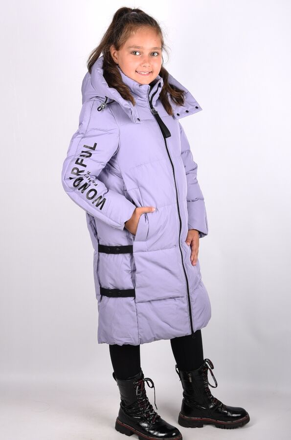 2189 Пальто зимнее для девочки Anernuo