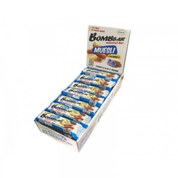 Батончики печенье напитки BOMBBAR батончик мультизлаковый 45g